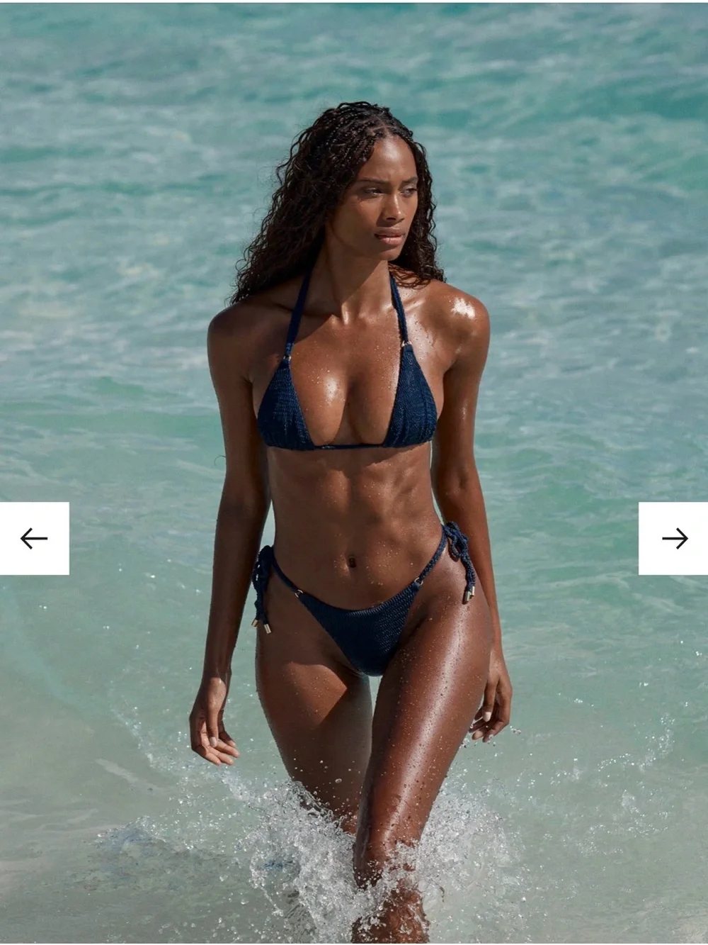 Monday Hanalei bikini midnight crinkle
